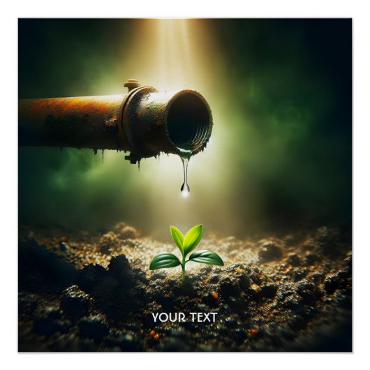 Fantasy Niedliche Tropfen Wasser Poster (Vorderseite)