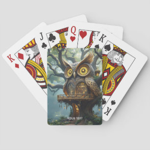 Fantasy-Niedlicher Eukalyptuswald Spielkarten