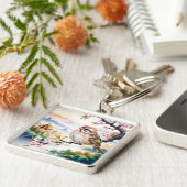 Fantasy Niedliches chinesisches Vogelblossom Schlüsselanhänger (Seite)