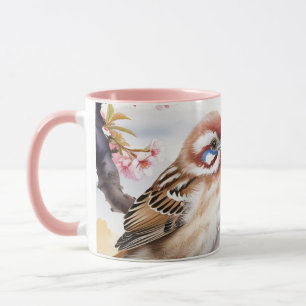 Fantasy Niedliches chinesisches Vogelblossom Tasse