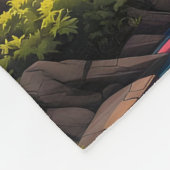 Fantasy Niedliches Schloss von Cappella Santa Mari Fleecedecke (Ecke)