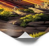 Fantasy Niedliches Schloss von Cappella Santa Mari Poster (Ecke)