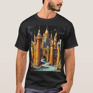 Fantasy Niedliches Schloss von Cappella Santa Mari T-Shirt