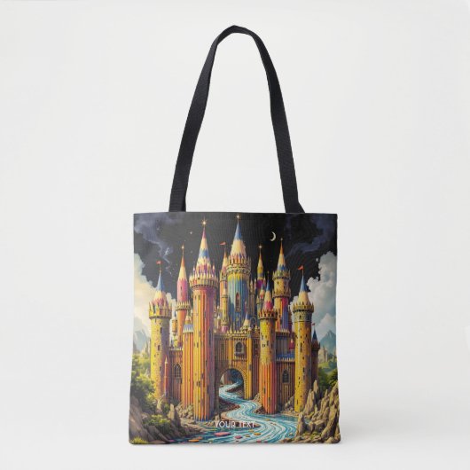 Fantasy Niedliches Schloss von Cappella Santa Mari Tasche (Vorderseite)