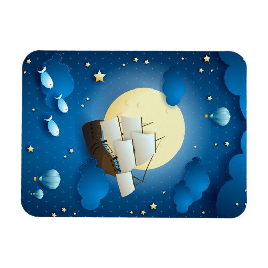 Fantasy Night mit Flying Vessel Magnet (Horizontal)