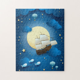 Fantasy Night mit Flying Vessel Puzzle