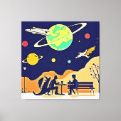 Fantasy Night Rendezvous Leinwanddruck (Vorderseite)