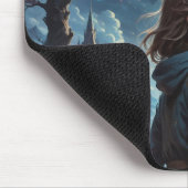 Fantasy Night Sky Szene Mousepad (Ecke)