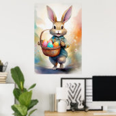 Fantasy Oaster Bunny Poster (Heimbüro)