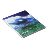 Fantasy Ocean and Clouds Notepad Notizblock (angewinkelt)