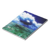 Fantasy Ocean and Clouds Notepad Notizblock (Rotiert)