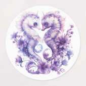 Fantasy Ocean Animals Etiketten (Design 1)