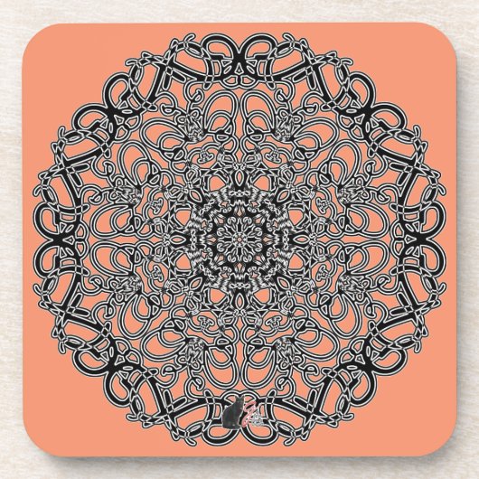 Fantasy Octa Glyph Dusk Untersetzer (Vorderseite)