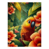Fantasy Orange Parrot Poster (Vorderseite)