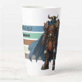 Fantasy Orc Krieger Latte Tasse - Epic und detaill (Vorderseite)