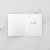 Fantasy Orchid Note Card Karte (Innenseite)