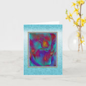 Fantasy Orchid Note Card Karte (Gelbe Blume)