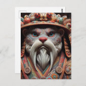 Fantasy Otter Warrior Postkarte (Vorne/Hinten)