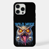 Fantasy Owl im Wildmodus iPhone Hülle (Rückseite)