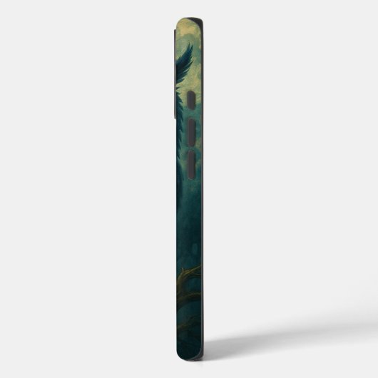 Fantasy Owl iPhone Case - Witchy Moonlight Tier (Rückseite / Links)