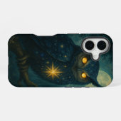 Fantasy Owl iPhone Case - Witchy Moonlight Tier 16 Hülle (Rückseite (Horizontal))