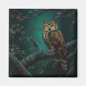 Fantasy Owl Magnet (Vorne)