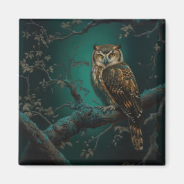 Fantasy Owl Magnet