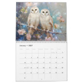 Fantasy Owls in Abstract Style Kalender (Jan 2027)