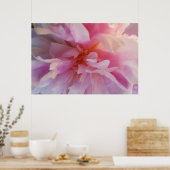 Fantasy Pachy-Pink Peony: Großformatige Printwerbu Poster (Küche)