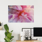Fantasy Pachy-Pink Peony: Großformatige Printwerbu Poster (Heimbüro)