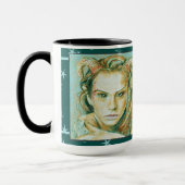 Fantasy Pagan Tattooed Woman Portrait Tasse (Links)