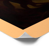 Fantasy Painting 8 - Pferderennfahrer Poster (Ecke)