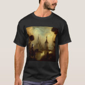 Fantasy Painting 8 - Pferderennfahrer T-Shirt (Vorderseite)