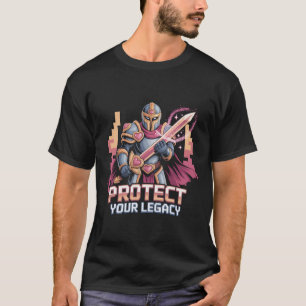Fantasy-Paladin-Ritter Beschütze Dein Vermächtnis  T-Shirt