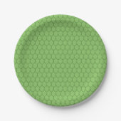FANTASY PARTY, GREEN DRAGON SCALES PATTERN Novelty Pappteller (Vorderseite)
