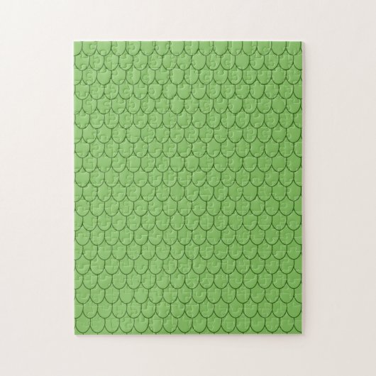 FANTASY PARTY, GREEN DRAGON SCALES PATTERN Novelty Puzzle (Vertikal)