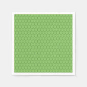FANTASY PARTY, GREEN DRAGON SCALES PATTERN Novelty Serviette (Vorderseite)