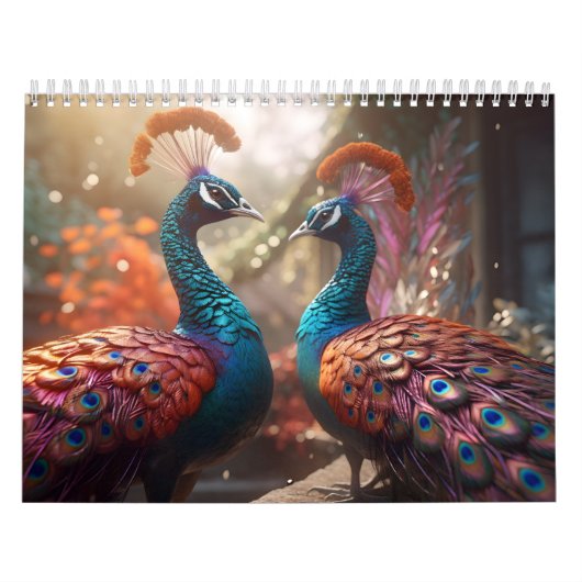 Fantasy Peacocks Kalender (Titelbild)