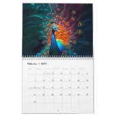 Fantasy Peacocks Kalender (Feb 2027)