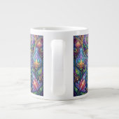 Fantasy-Pfau-Kaffeetasse Jumbo-Tasse (Rückseite)