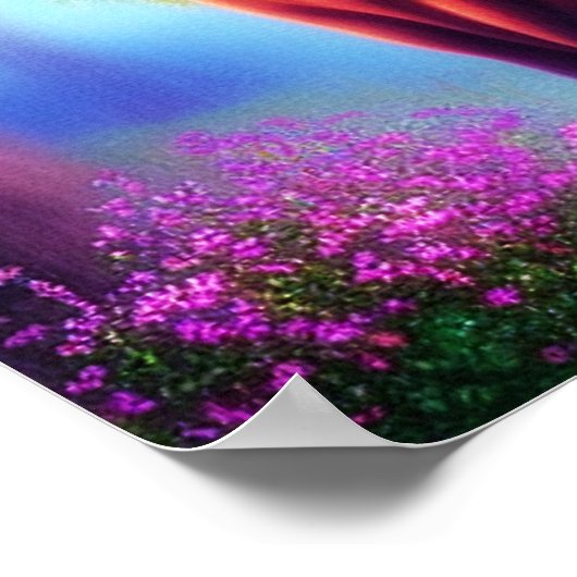 Fantasy-Pferd Poster (Ecke)