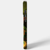 Fantasy-Pflanze Abstrakt Grünes Rost-Braun-Fraktal Case-Mate iPhone Hülle (Rückseite / Links)