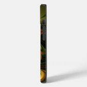 Fantasy-Pflanze Abstrakt Grünes Rost-Braun-Fraktal Case-Mate iPhone Hülle (Rückseite / Links)