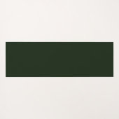 Fantasy-Pflanze Abstrakt Grünes Rost-Braun-Fraktal Yogamatte (Rückseite (Horizontal))