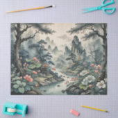 Fantasy Pflanze and Blume Forest Tissue Paper Seidenpapier (Basteln)