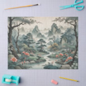 Fantasy Pflanze and Blume Forest Tissue Paper Seidenpapier (Basteln)