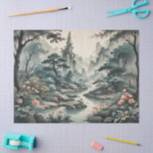 Fantasy Pflanze and Blume Forest Tissue Paper Seidenpapier (Basteln)