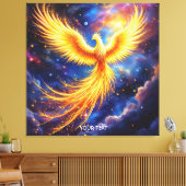 Fantasy Phoenix Stars Space Leinwanddruck (Insitu (Wohnzimmer))