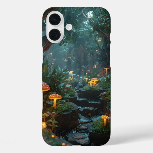 Fantasy Phone Case - Bezauberte Waldlandschaft (Rückseite)
