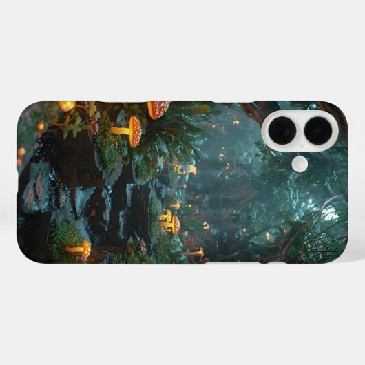 Fantasy Phone Case - Bezauberte Waldlandschaft (Rückseite (Horizontal))